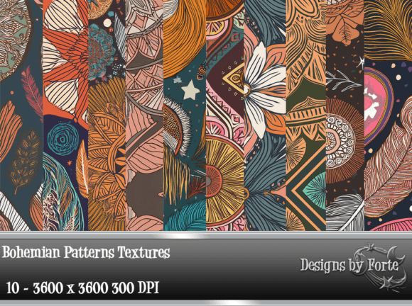 Download Bohemian Patterns Textures - Textures Collection