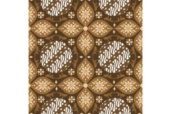 Download Beautiful Flower Motifs on Parang Batik - Beautiful Collection