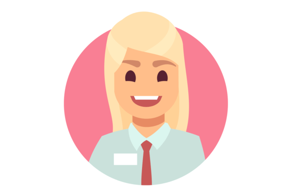 Download Corporate Female Worker Avatar. Woman Ro - Corporate Collection