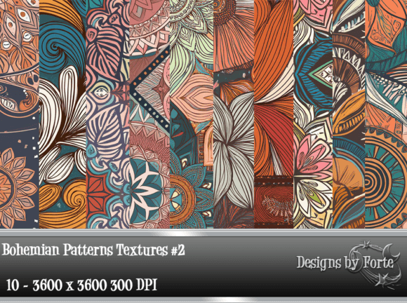 Download Bohemian Patterns Textures #2 - Textures Collection